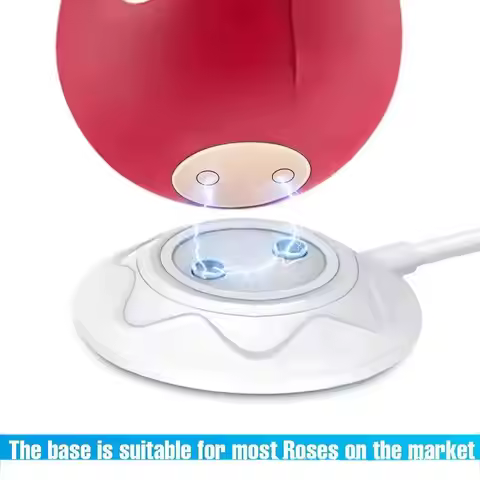 White Rose Vibrator USB Dock Charging Cable - Replacement Fast Charging Cord Portable Power Supply A