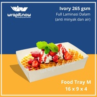 Cod Food Tray SML 10X10X3.5 16X9X4 18X10.5X4 Dine In Kfc Burger Satay Sausage Kentang Siomay Waffle 