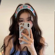 Ethnic Style Dopamine Triangle Headscarf Colorful Woven Braided Headwear Hair Band Sweet Cute Headba