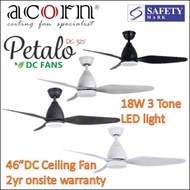 Acorn Petalo DC-325 46 inch DC motor Ceiling fan with 18W 3 tone LED light