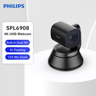 ORIGINAL PHILIPS SPL6908 Webcam 4K Ultra HD PTZ Camera Live Video Conference