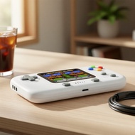 GAMINJA GC76 Retro Game Player 400 Games 2.8-inch HD Screen Connects to TV Handheld Console Pemain P