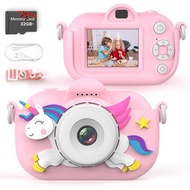 Kids Camera for Girls, 3-12 Year Old Girl Toys Christmas Birthday Gifts, 32MP HD Dual Lens Toddler C