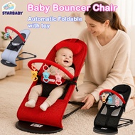 Baby Bouncer Chair Baby Automatic Foldable Reclining Baby Rocker withToys For 0-36month High Quality