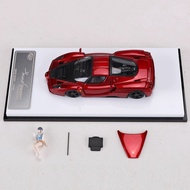 King Model 1/64 Ferrari Enzo - Metalic Red W/ Model Figure