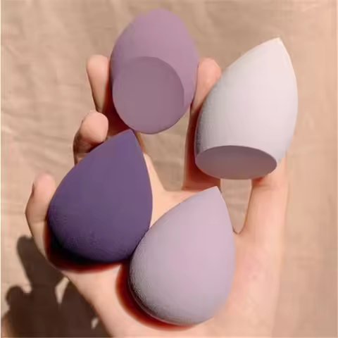 4pcs/bag Fashion Make up Blender Cosmetic Puff Makeup Sponge Foundation Powder Sponge Beauty Tool Ma
