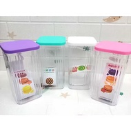 (Unit 1pcs) Rocky Nichi Jar 1000ml & 1500ml size M & L Acrylic Acrylic Mica Material