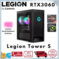 Lenovo Legion Tower 5 Gaming Desktop AMD Ryzen 7 5700G RTX3060 16Gb DDR4 RAM 512Gb M.2 NVMe SSD 2Tb HDD Win 10 Home