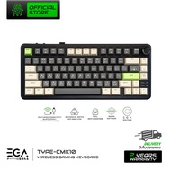 [ประกัน 2 ปี] EGA คีย์บอร์ดเกมมิ่งขนาด75% เชื่อมต่อBT, wireless,สาย Hot Swap 5 Pin รุ่น TYPE CMK10 M
