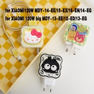 for XIAOMI 120W Charger case Model MDY-14-EE/16-EN charger Cover Set Redmi Note12 Pro Charging Head 