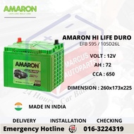 AMARON HI LIFE DURO EFB S95L | 105D26L AUTOMOTIVE CAR BATTERY