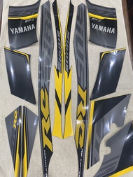 Bộ tem decal dán xe máy yamaha sirius 2015 fi màu vàng siêu đẹp