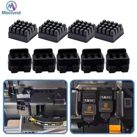 Nozzle Wiper Block for Bambu Lab X2D/P2S/H2D 3D Printer Nozzles Silicone Brush Replacement Part Flex
