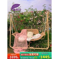 Red Sandalwood Outdoor Swing Garden Swing Chair Hanging Chair
