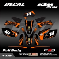 Decal sticker ktm 85 old decal ktm 85 old ktm decal sticker