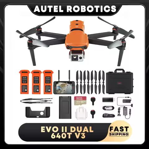 Autel Robotics EVO 640T V3 Drone Remote ID Supported 16x digital zoom Dual Camera 6K mapping surveyi