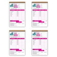 Nota Laundry Custom - Paket Hemat 4 Buku / 6 Buku