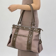 Underarm Bag Spring Versatile Retro Business Shoulder Bag With High End Texture Motorcycle Bag U7e4
