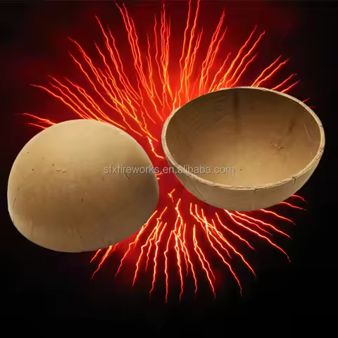 2" 3" 4" 5" 6'' 7Inch Round Fireworks Shell Empty Shell for Firework Spherical Ball Pyrotechnic Mate