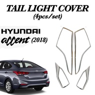 OAPC HYUNDAI ACCENT 2018 Tail Light Cover Chrome Garnish Taillight Car Accessories(9153)
