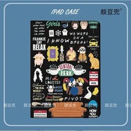 Friends TV Anime Case For iPad Air 3 4 5 10.9 Mini 5 6 For Pro 12.9 11 10.5 inch Luxury Silicone For