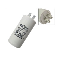 20UF 400V 450V CBB60 มอเตอร์ตัวเก็บประจุ 4Pins SH DBฟิล์มโพลีโพรพิลีนAc 450VACปั๊มน้ำไฟฟ้าเครื่องยนต