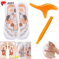 SOFTNESS Massage Socks, Acupoint Triangle Massager Foot Relief Reflexology Socks, with Trigger Point