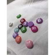 Slime deco 10pcs charm slime M & M Chocolate Accessories 10pcs