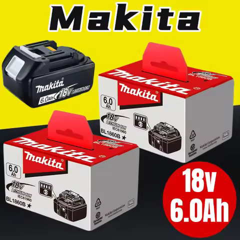 XPH21Z, XDT23Z, XSR11Z, XSS12Z ✔️Makita 18V Battery BL1860B - 6.0Ah High Capacity, Makita Original, 
