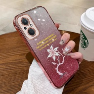 Casing OPPO Reno 7Z 5G OPPO Reno 8Z 5G Reno 8 Z 5G Phone case shiny beautiful lovesickness flower so