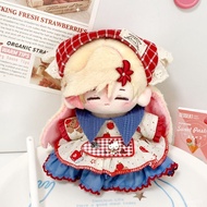 Taiwan Shipping 10cm Baby Clothes Starfish Body Normal Cotton Doll Lolita Skirt Apple Tea Pie 5O0X