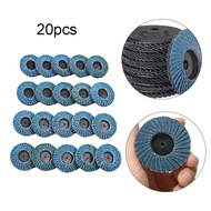 [QM]20pcs 2\\\" 50mm Flat Flap Disc Roll Lock Sanding Grinding Wheels 40 Grit