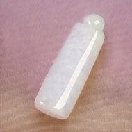 【願‧無事】紫羅蘭翡翠無事牌項鍊 | 天然緬甸玉翡翠A貨 | 送禮