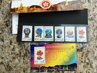 1997年香港特別行政區成立郵票小型張