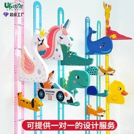 Height Sticker Kindergarten Three-dimensional Wall Sticker Puppy eva Height Chart Children's Cartoon