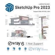 B3ST ORIGINAL SKETCHUP PRO 2023 VRAY 6 MAC M1 M2 / WIN
