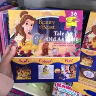 💥澳洲代購💥Beauty & the beast 美女與野獸英文故事書+1幅大Puzzle