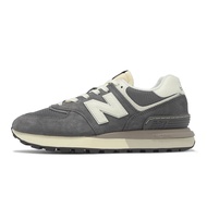 New Balance NB Casual Shoes 574 Men's Women's Castle Gray Suede Couple [ACS] U574LGGG-D