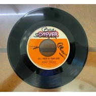 Homer Paredes - Now I’m Alone / All I Need Is Your Love - OPM Music Vinyl Plaka 45 Rpm - VG