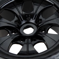 2Pcs RC 1/8 Truck Car Wheel Rim and Tire 810011 for Traxxas HSP Tamiya HPI Kyosho RC Car (Standard)