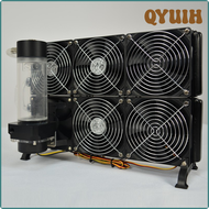 QYUIH Syscooling ชุดระบายความร้อนด้วยน้ำสำหรับมินิการ์ดจอหม้อน้ำเย็น6ชิ้นสำหรับแอนท์มิน S9ฮีทซิงค์ J