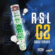 RSL G2 Badminton Shuttlecock (Goose Feather) Speed 77