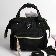 กระเป๋าเป้สะพายหลัง Anello กระเป๋าสะพายข้างแบบสะพายข้างความจุขนาดใหญ่ กระเป๋าถือแบบมีซิป กระเป๋าเดิน