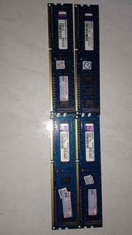 Ram Kingston 2gb ddr3 pc10600u dan Apacer 4gb ddr3 pc10600