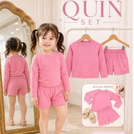 ANDIOLSHOP QUIN rash guard set swimwear for kids 4 to 6 years old terno longsleeve top and short