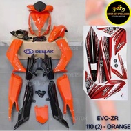 [FREE STICKER] ORIGINAL DEMAK EVO ZR 110 (2) - ORANGE COVER SET