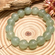 Handmade Jade Capacitor Bracelet 7mm - Peace, Luck, Wealth