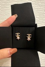 Chanel 24c 迷你星星耳環mini earrings