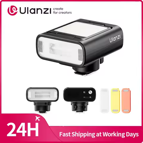 Ulanzi FT16 TTL Camera Flash LED Light GN16 Camera Flash for Sony Flash Light with Independent Flip 