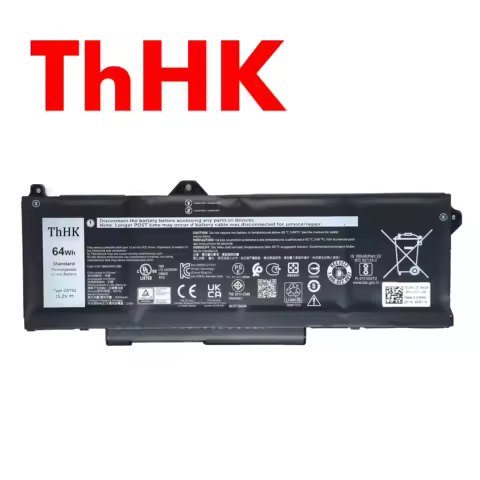 THHK 64Wh GRT01 Laptop Battery For Dell Latitude 14 5421 5431 15 5521 5531 Precision 15 3561 3571 35
